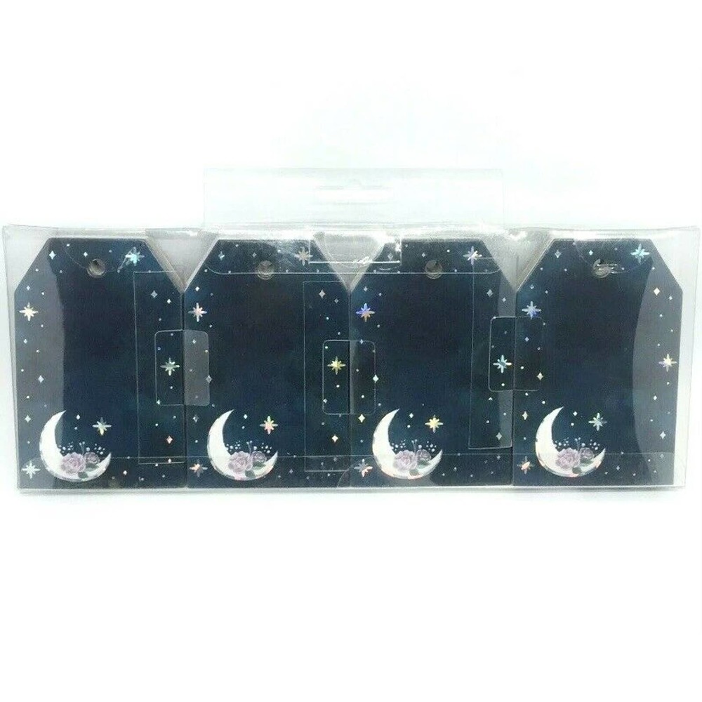 Craft Smart Tags 50 Pcs Cardboard 5 Designs Moon/